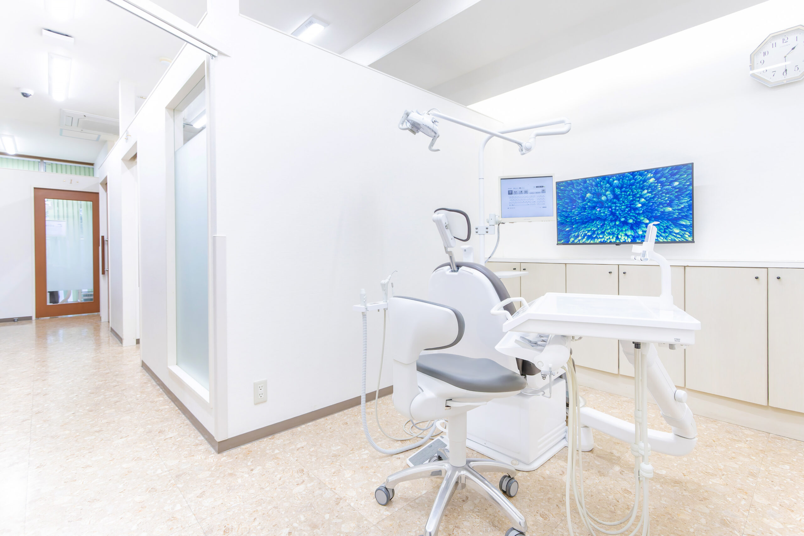 三鷹駅近くにあるレミントン歯科の診療室